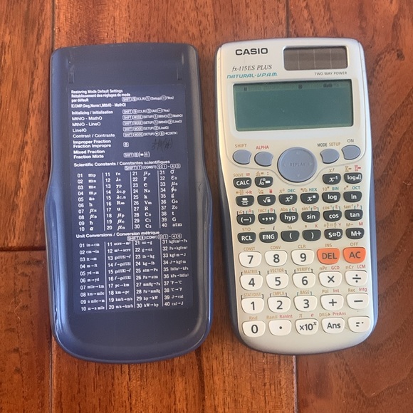 Casio fx-115ES Plus Natural-U.P.A.M. Science Calculator with cover two-way power - Picture 6 of 7